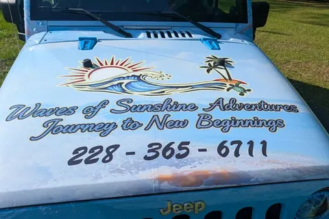Hood artwork - Waves of Sunshine Adventures
