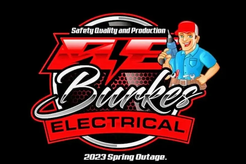 Logo design made for Burkes Electrical
