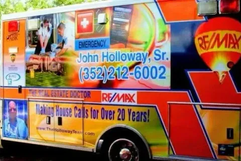 Full vehicle wrap - real estate photograph