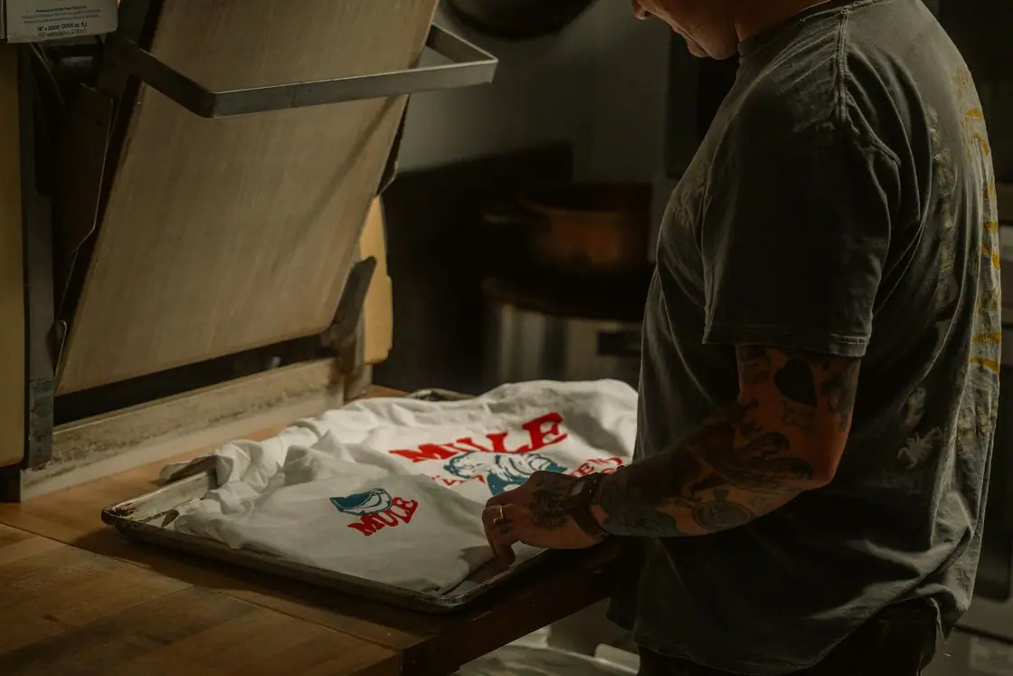 Printing a T-shirt photograph